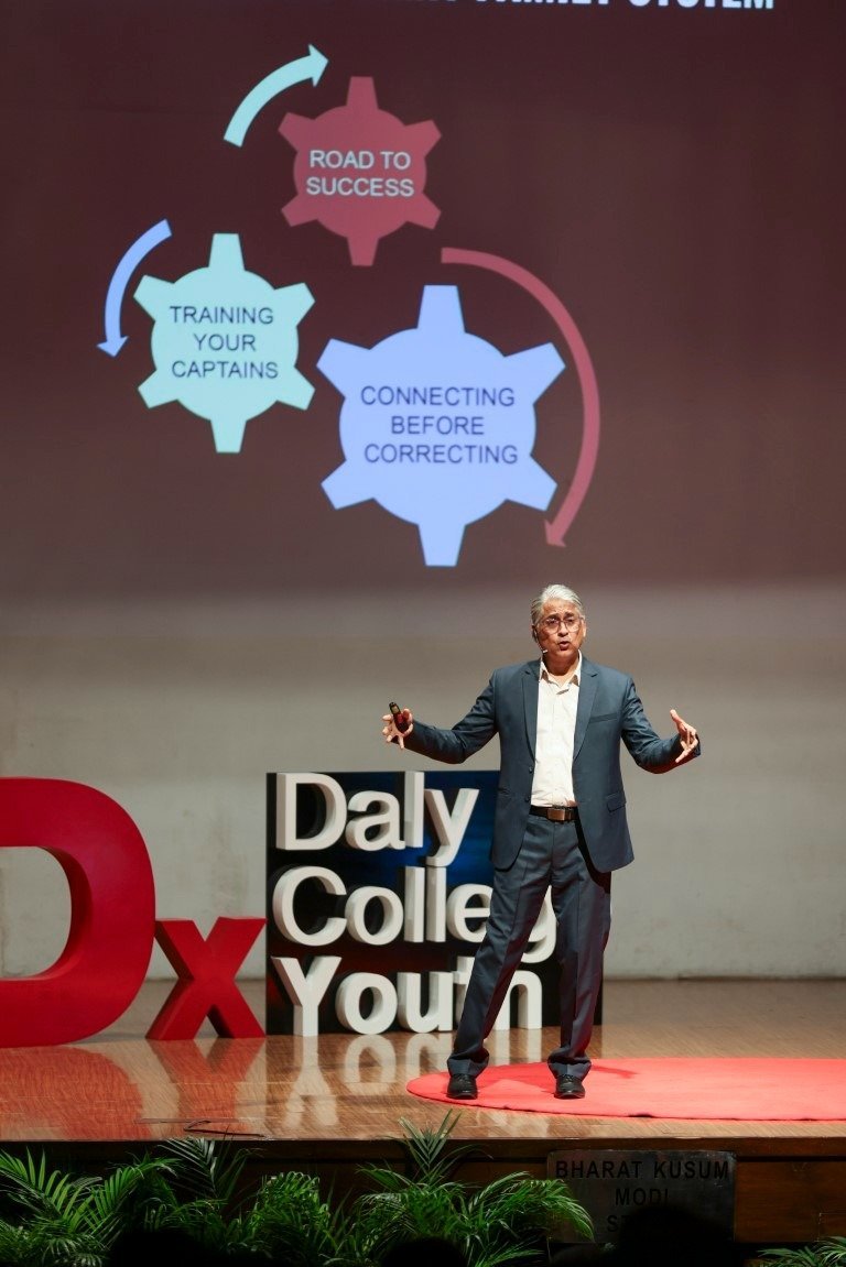 Sushant Kalra speaking at TEDx